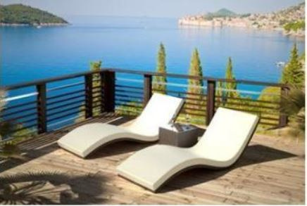 Noleggio Sdraio design Bali a Milano